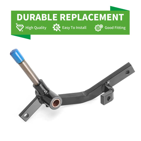 Driver Side Spindle Assembly For Club Car DS Golf Carts 1981 2003 Front Wheel Spindle Replacement Fits Gas And Electric Models OEM Compatible Direct Fit Front Driver Side Spindle For Rugged Replacement On Club Car DS Gas And Electric 1981 To 2003 black steel front driver side spindle assembly