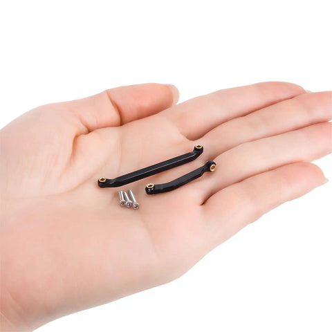 High Clearance Chassis Link Set For 1/30 Axial SCX30 RC Crawler, Aluminum Suspension And Steering Links, Red Kit in hand