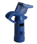 Heavy Duty Hand Bender For Electrical Conduit And Plumbing Pipes Solid One Inch Steel Pipe Bending Tool in blue color.