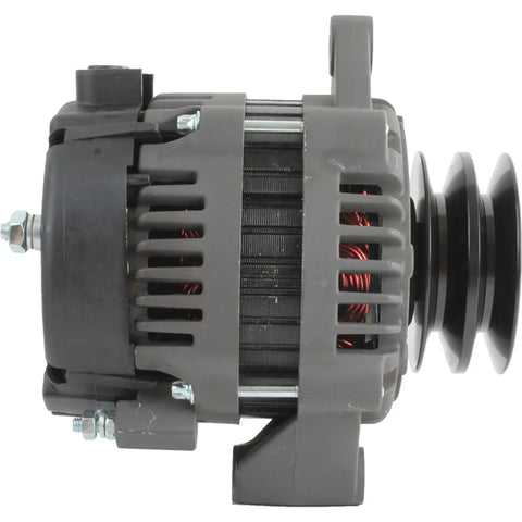 ADR0426 Beefed Up 95A 12V Alternator Replacement For Indmar Marine Power Inboard Engines side view