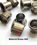 Brass Eyelets Rivets Kit For Kydex Holsters With One Tool And 100 Pieces Size 8 9 7.9 Mm GunBlack Pro Grade Brass H65