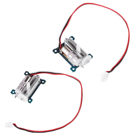Premium Grade Micro Analog Servo For Ultralight RC Airplanes, lightweight components with dual drive motors and wiring.