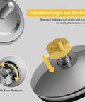 Heavy Duty Adjustable Furniture Feet Set For Cabinets Workbenches Tables And Benches M6 M8 M10 Galvanized Leveling Feet