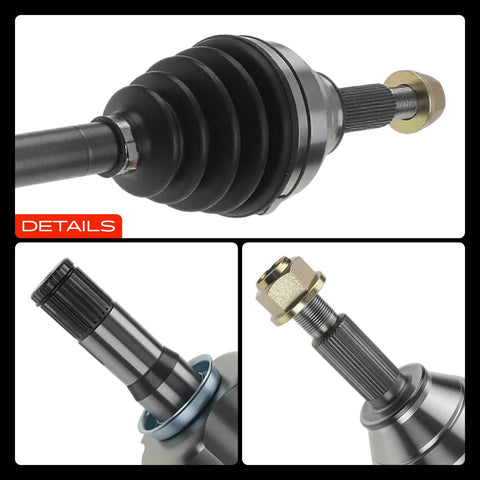 Ford Explorer Front Left CV Axle Shaft Assembly For 2011 To 2019 3.5L V6 And Police Interceptor Utility Direct Fit Driver Side