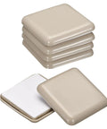 Slick Heavy Duty Furniture Sliders For A No Sweat Move With These Self Adhesive Square Chair Glides Protecting Hardwood Vinyl Tile And Carpet Floors In Durable Grey Finish Pack Of 12, 50mm square