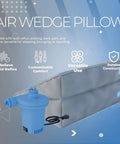 Chillax With This Awesome Adjustable Inflatable Wedge Pillow From Boyd Sleep, Featuring A Snazzy Electric Pump for easy air control.