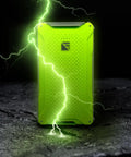 Dark Energy Poseidon Pro Indestructible Portable Charger 10,000 mAh Black With USB A And USB C Connectors, Armorflex