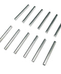 12 Pack 3mm By 30mm Dowel Pins M3 Metal Shelf Pegs For Woodworking And Furniture Stainless Steel 304 Ground To Precision Tolerance 0.0001 To 0.0005 Inch Built Tough For Shelves Bunk Beds And DIY Projects