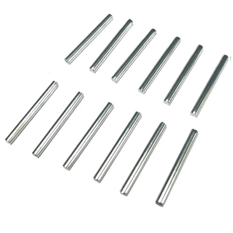12 Pack 3mm By 30mm Dowel Pins M3 Metal Shelf Pegs For Woodworking And Furniture Stainless Steel 304 Ground To Precision Tolerance 0.0001 To 0.0005 Inch Built Tough For Shelves Bunk Beds And DIY Projects