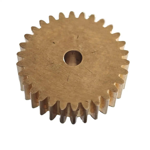 Beefy 0.5 Module Copper Spur Gear 76 Teeth Step Cylindrical Gear With 3mm Bore And 39mm Diameter For Small CNC Systems