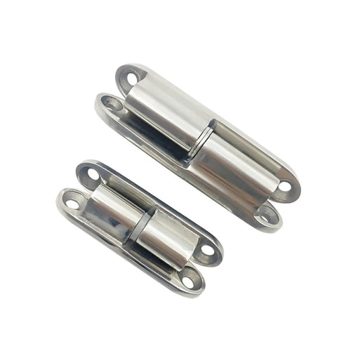 Heavy Duty Corner Hinge For Industrial Cabinets 304 Stainless Steel Detachable 35mm Long Zinc Alloy Easy Install, shown in two sizes