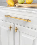 Ten Inch Champagne Bronze Cabinet Pulls Pack Of 10 Sleek Kitchen Cabinet Handles For Cupboards And Drawers Champagne Gold