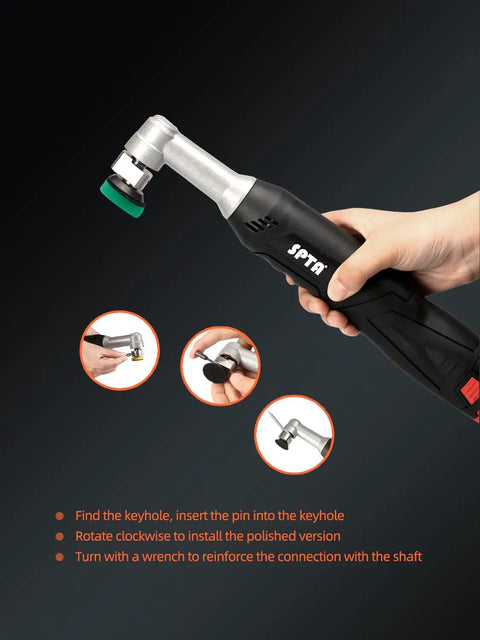 Cordless Mini Car Polisher 12V Micro Random Orbital Buffer For Polishing Sanding And Cleaning Your Vehicle Lightweight Scratch Killer