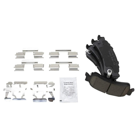 Rear Ceramic Brake Pad And Vented Rotor Set For 1999 2006 Chevrolet Silverado 1500 2002 Avalanche pad set with clips