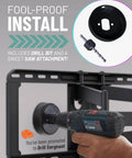 In Wall Cable Management Kit For Power And Low Voltage Cables Hide TV Wires Behind The Wall Includes 3.75 Inch Diameter And 3.25 Inch