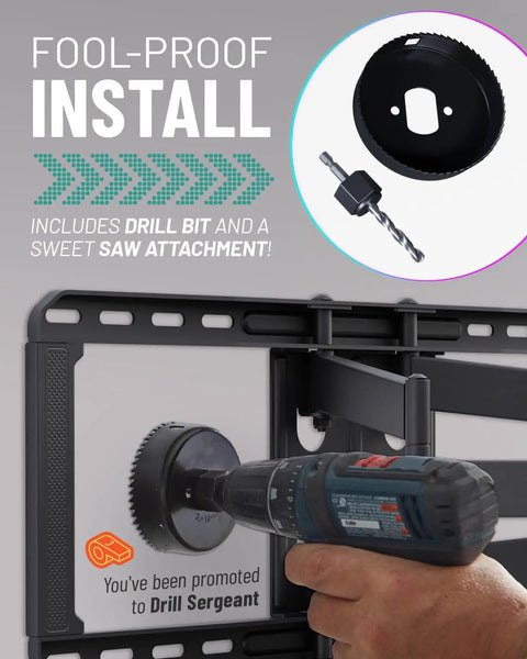 In Wall Cable Management Kit For Power And Low Voltage Cables Hide TV Wires Behind The Wall Includes 3.75 Inch Diameter And 3.25 Inch