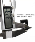 Check Out These 10 pcs Of Heavy Duty Aluminum Extrusion Profiles And Corner Brackets That Are Super Durable And Perfect For Any Wild Project or Cool Build.. Digital caliper measuring thickness of aluminum brackets at 3.2 cm.