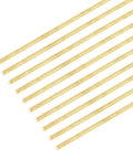 Brass Rod Set 25 Pack 12 Inch Long 3/32 Inch Diameter Solid Round Brass Rods For DIY Craft Modeling