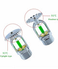 Built Different Fire Sprinkler Head For Kitchens And Offices Featuring Pendent Upright Mounts with 93°C thermal bulb response.