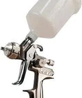 HVLP Spray Gun With 1.3mm Nozzle And 600cc Cup For Smooth Even Finishes Lightweight Ergonomic Grip Stainless Steel Fluid Tips, Chrome Body
