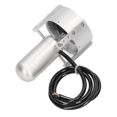 Fully Sealed Underwater Thruster For RC Boats And ROVs Aluminum CNC Brushless Power Propeller with visible wiring