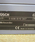 Label on Measurement Converter 3 608 870 347 (3608870347) showing Bosch branding and product details.