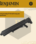 Bullpup.457 PCP Hunting Air Rifle With Sound Trap Shroud And Rifled Barrel, 3000 Psi Reservoir With Compact 36 Inch Build