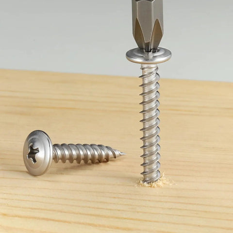 Black Wood Screw Set With Phillips Modified Truss Head Stainless Steel 410 Self Tapping Assortment For Wood And Metal