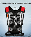 All Terrain Hydration Backpack With 2L Water Bladder Lightweight Outdoor Pack built for trail running with breathable mesh panel