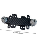 Carbon Fiber Aluminum Alloy Skateboard Adapter Bracket For Land Surfboard, 14.5cm black gray replacement part