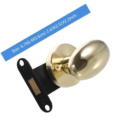 Sleek Concealed Door Handle Featuring Smooth As Butter Swing Dead Nuts Secure Integrated Deadbolt Lock Brushed Stainless Steel Finish For Bedroom Use Zero Drama Install Heavy Duty Performance Quiet Close Hardware Modern Minimalist Style, gold finish, size 6.7x6.4x5.6cm.