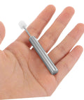 Hand holding Universal Trash Can Lid Damper Replacement Soft Close Hydraulic Piston For Kitchen Garbage Cans Easy Install