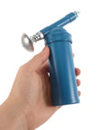 Hand holding Mini Manual Grease Gun 80cc With Precision Locking Nozzle for Excavators Cars Industrial Equipment Portable Pump Tool