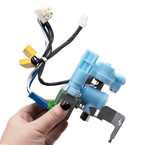 Model-Specific Fridge Water Inlet Valve Assembly With Bracket And Harness For French Door Fridges That Need A Real Exact Fit Not Universal Includes Alternate Part Numbers AP4511357, 2010995, DA62-02291B, DA97-07827E, PS4175482
