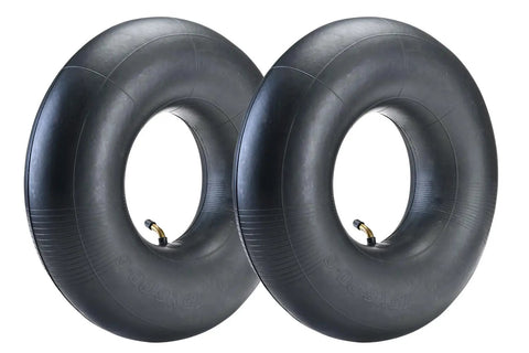 Two Pack Heavy Duty Inner Tubes Fifteen By Six Fits Lawn Mowers Yard Tractors Wheelbarrows ATVs And More With TR87 Bent Valve Stem