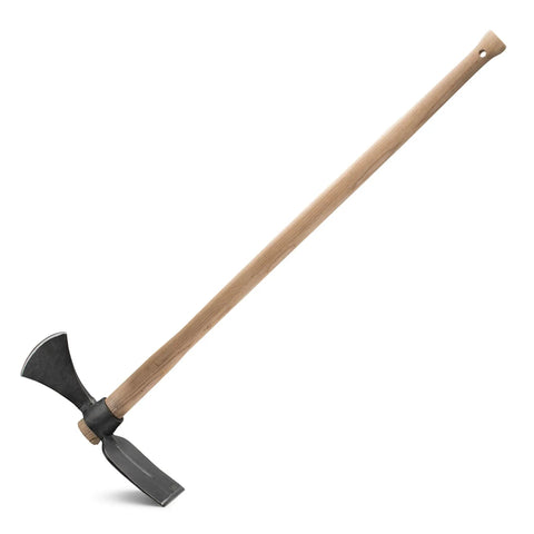 Beast 2 In 1 Garden Tool Mattock With Hoe And Axe, 42 Inch Ash Handle, Carbon Steel Heads, German Made Quality for yard work
