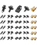Heavy Duty Auto Body Screws And Bolts 50 Pack Badass Vehicle Splash Shield Clips Rust Resistant U Nut Fasteners assorted kit.