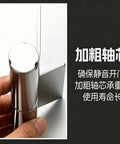Built To Last Heavy Duty 304 Stainless Steel Door Hinges With Cover Plate Detachable Lift Off Hinge close-up, hand holding hinge