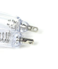 Close-up of LED Underwater Fishing Light 5 Pack Deep Drop Bait Lure Lamp with metal connectors, 4.7 inch, waterproof design