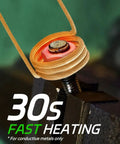 Induction Heater Kit 1100W 110V No Flame Rapid Heat For Rusty Nuts And Bolts Bolt Removal Tool in use on nut
