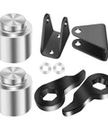 3-Inch Rear Levelling Kit And Heavy Dity Lift Spacers For Dodge Ram 1500 2009 To 2025 Fits Chevy Tahoe Suburban Gmc Yukon Avalanche Suv Truck No Hassle Install showing aluminum and black metal components.
