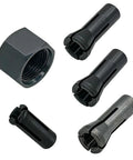 Collet Cone Set For Die Grinders Five Piece Kit With Two 6.35mm Cones One 6mm Cone One 3mm Cone Plus Pro Grade Collet Nut Replacement