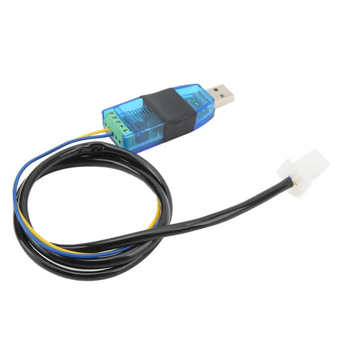 USB Programming Cable for Electric Bikes and Scooters 115200 Baud PC Programmable Controller Link for VOTOL EM 150 2 EM 200 2 EM 260 2 DIY Motor Drive Tuning Kit for Plug In Throttle Tweaks and Easy Onboard PC Access