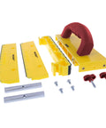 GrabberPRO LITE Push Block For Table Saws And Router Tables With Adjustable One Inch Leg And Reversible One Eighth And One Quarter Inch Legs