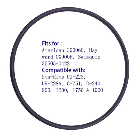 Premium Tank Lid O Ring Seal Replacement For Star Clear Plus Pool Filters Fits C751 C900 C1200 U9 228 Models black rubber ring