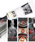 Ultra Gritty Multi Use Silicone Grease For O Rings Plumbing And Rubber Seals Offers Waterproof Protection in a tube for precision lubrication.