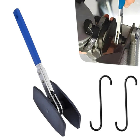 Ratchet Style Brake Caliper Press Tool In Steel, Piston Separation And Compression Wrench With Two Hooks for Cars And Trucks
