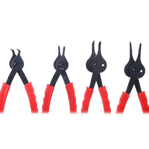 10 Piece Snap Ring Pliers Set For Internal And External Circlip Pliers Retaining Ring Pliers Quick Conversion Thumbscrew With Pivoting Jaws
