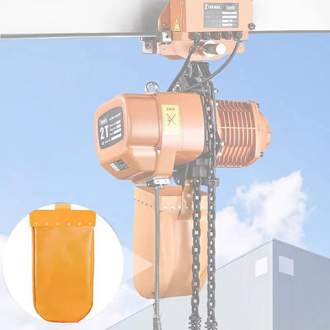 Heavy Duty Chain Bag Container For Overhead Manual Bridge Hoist Crane Chains Keep Chains Clean And Tangle Free with PVC-coated mesh