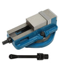 2 Inch Precision Milling Vise With 360 Degree Swivel Base For Milling And Drilling Machines, Blue Clamp Vise shown